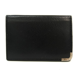 Salvatore Ferragamo IY-66 4560 Unisex Leather Coin Purse/coin Case Black