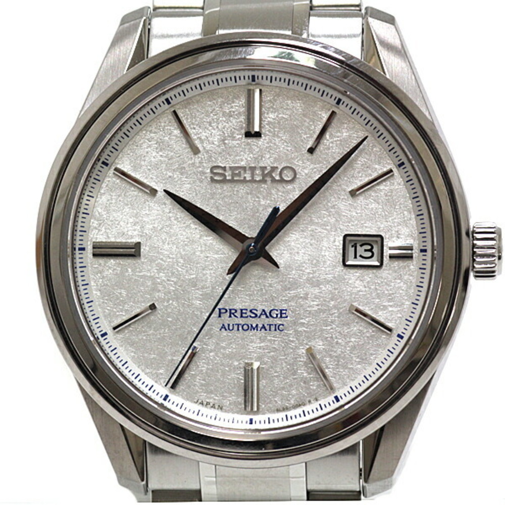 Temmelig Abe erklære SEIKO Men's Watch Presage Prestige Line 2018 Limited Model SARA015 Silver  Dial Automatic Winding | eLADY Globazone