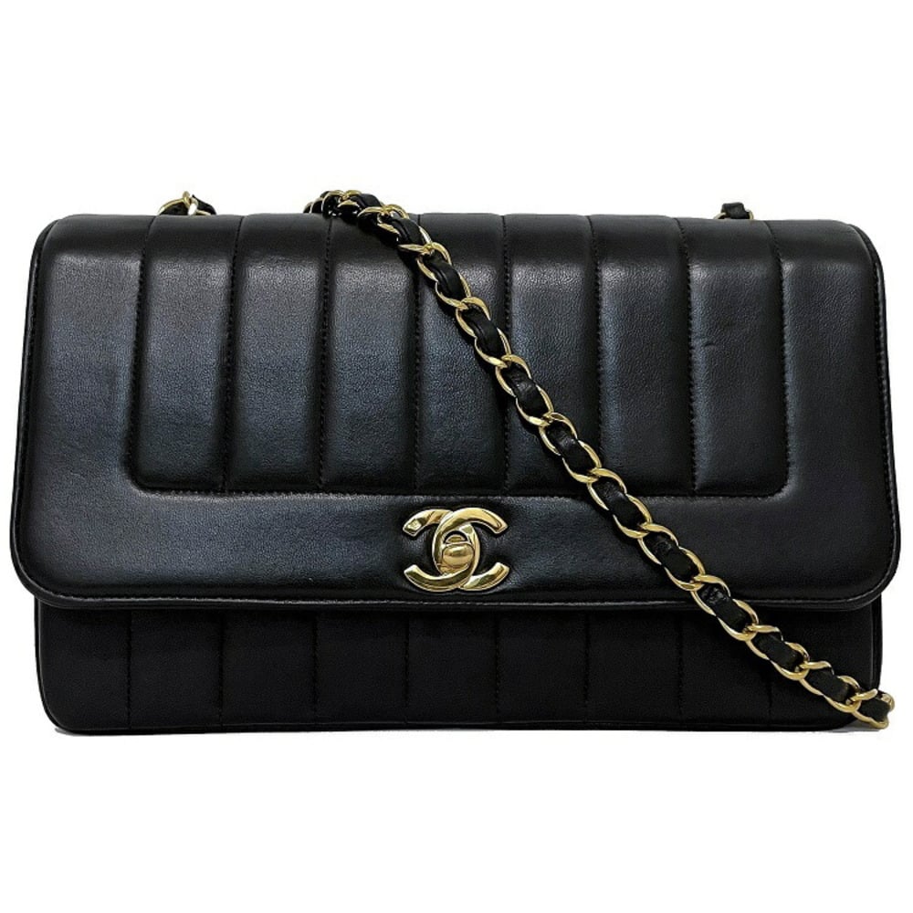 Chanel Quilted Coco Mark Chain Shoulder Bag in Purple
