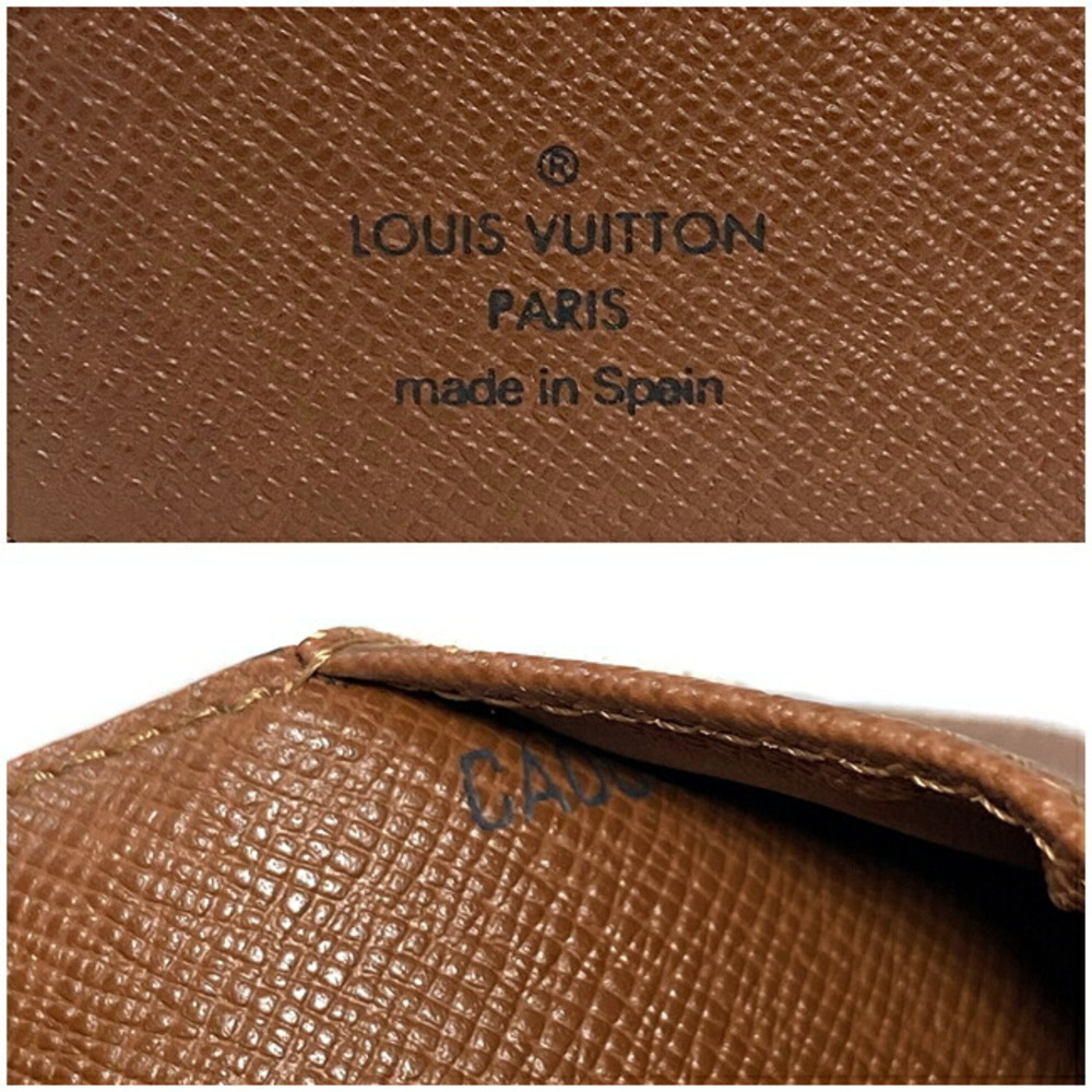 Louis Vuitton LOUIS VUITTON Notebook Cover Monogram Agenda PM Canvas Brown  Gold Unisex R20005