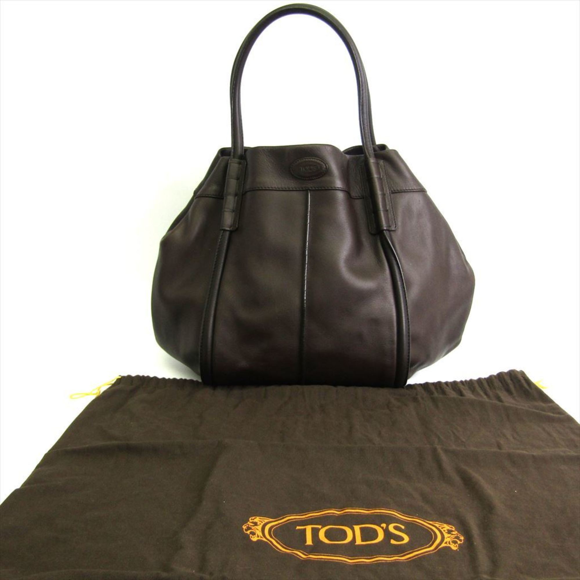 Tod's Women's Leather Handbag Brown