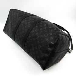 Louis Vuitton Monogram Eclipse Keepall Bandouliere 55 M40605 Men's Boston Bag Monogram Eclipse