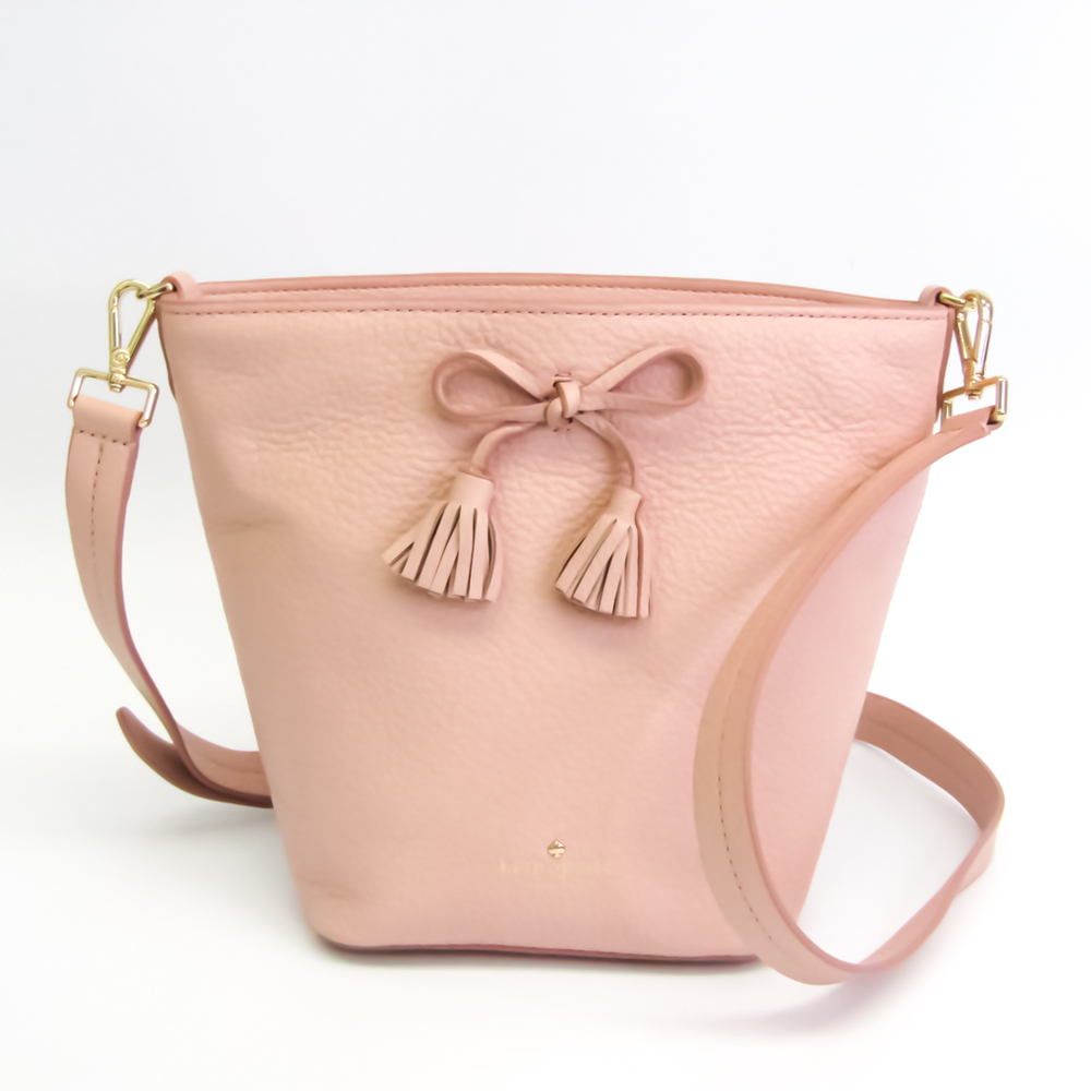 Kate Spade HAYES STREET Boutique Tassel Ribbon PXRU9169 Women's Leather  Shoulder Bag Pink | eLADY Globazone