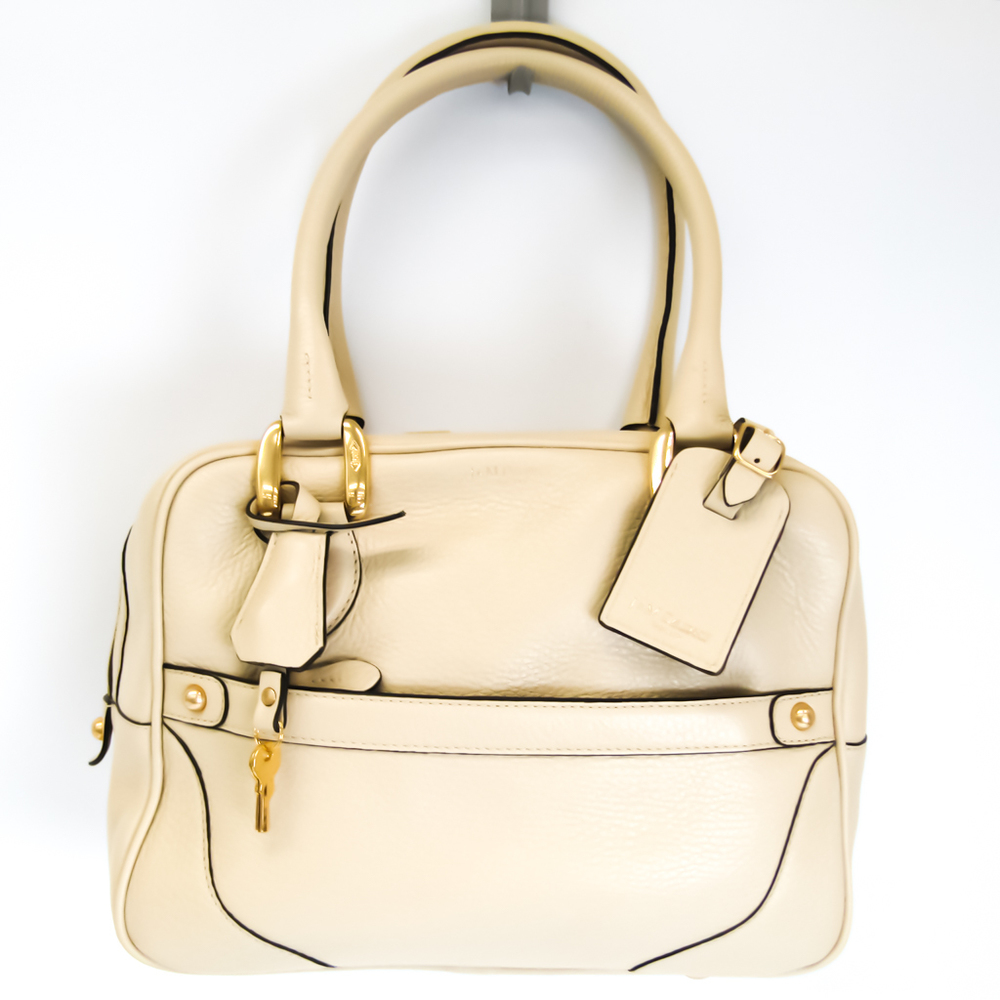 J&M Davidson MINI MIA Women's Leather Handbag Beige | eLADY Globazone