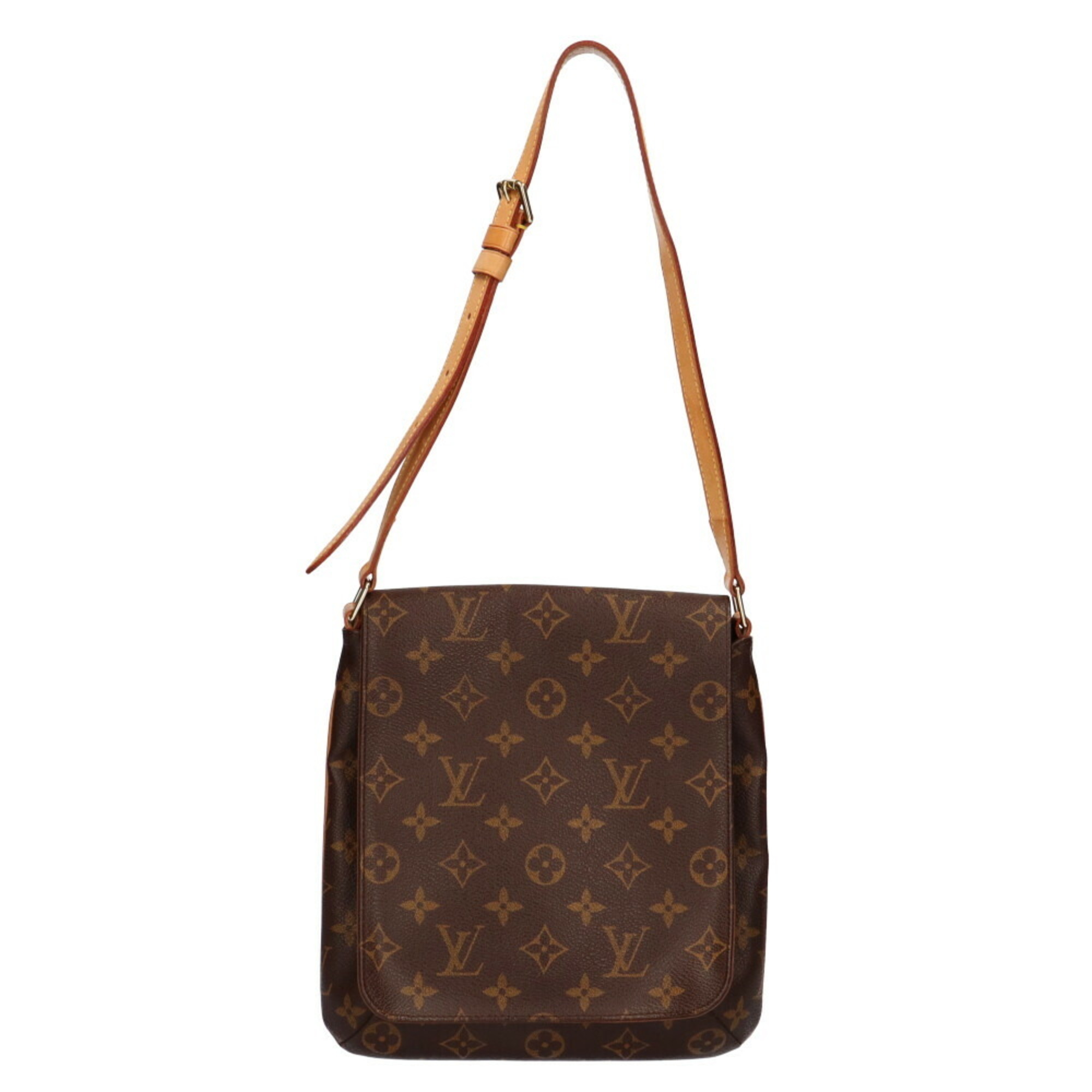 LOUIS VUITTON Shoulder Bag Monogram Musette Salsa M51258 Brown Women's Canvas