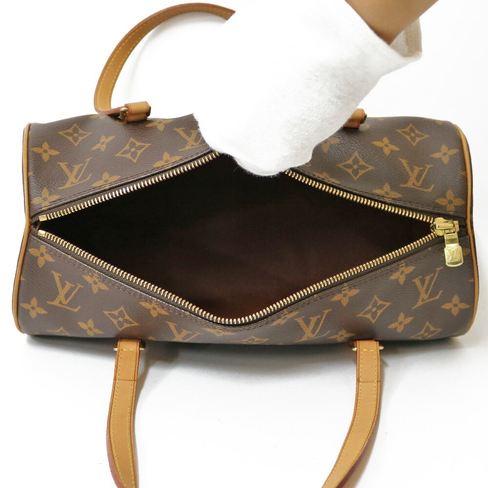 Louis Vuitton Monogram Papillon 30 M51385 Women's Shoulder Bag Brown with  pouch