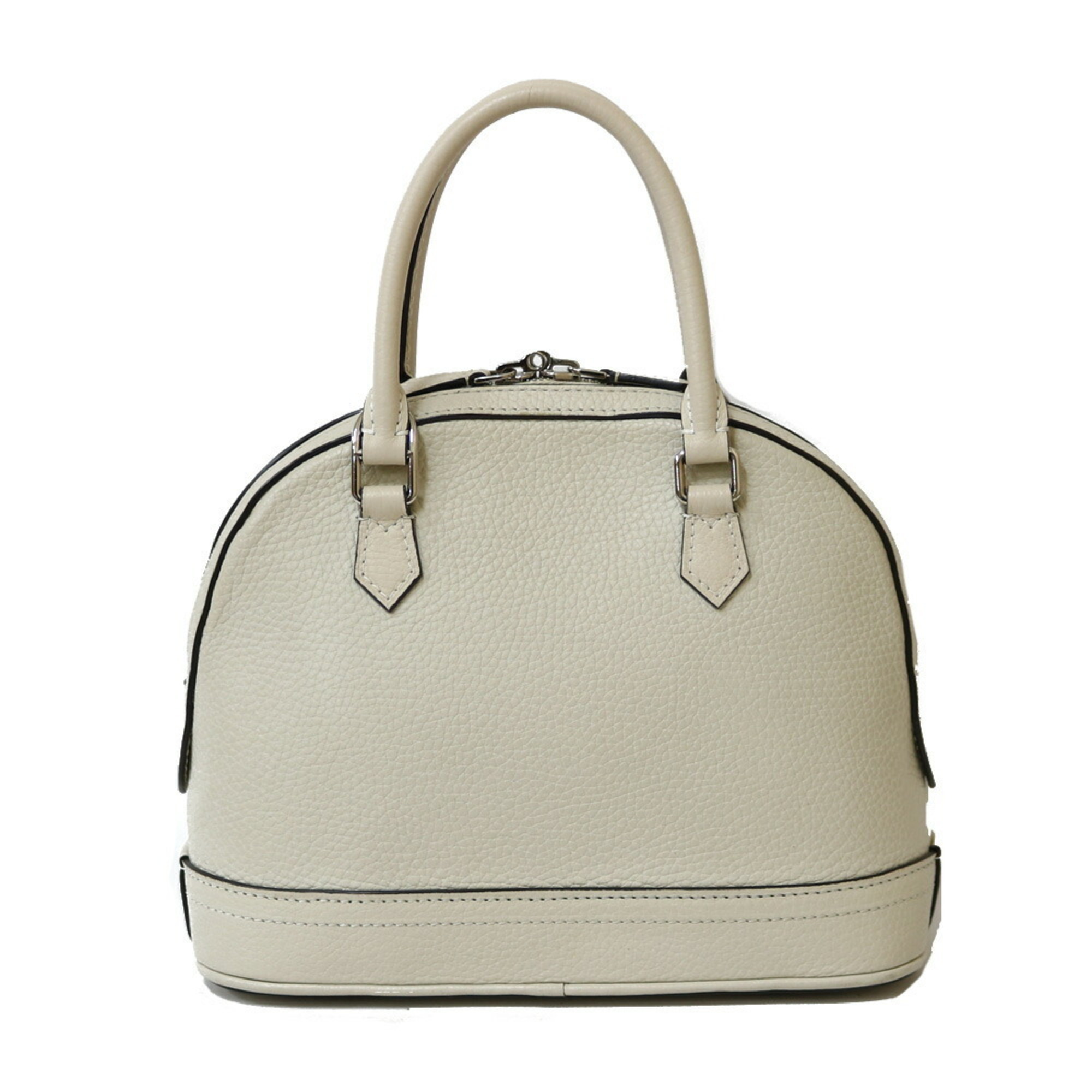 LOUIS VUITTON Louis Vuitton Handbag Parnacea Alma PPM M48878 White Broncasse Ladies Leather