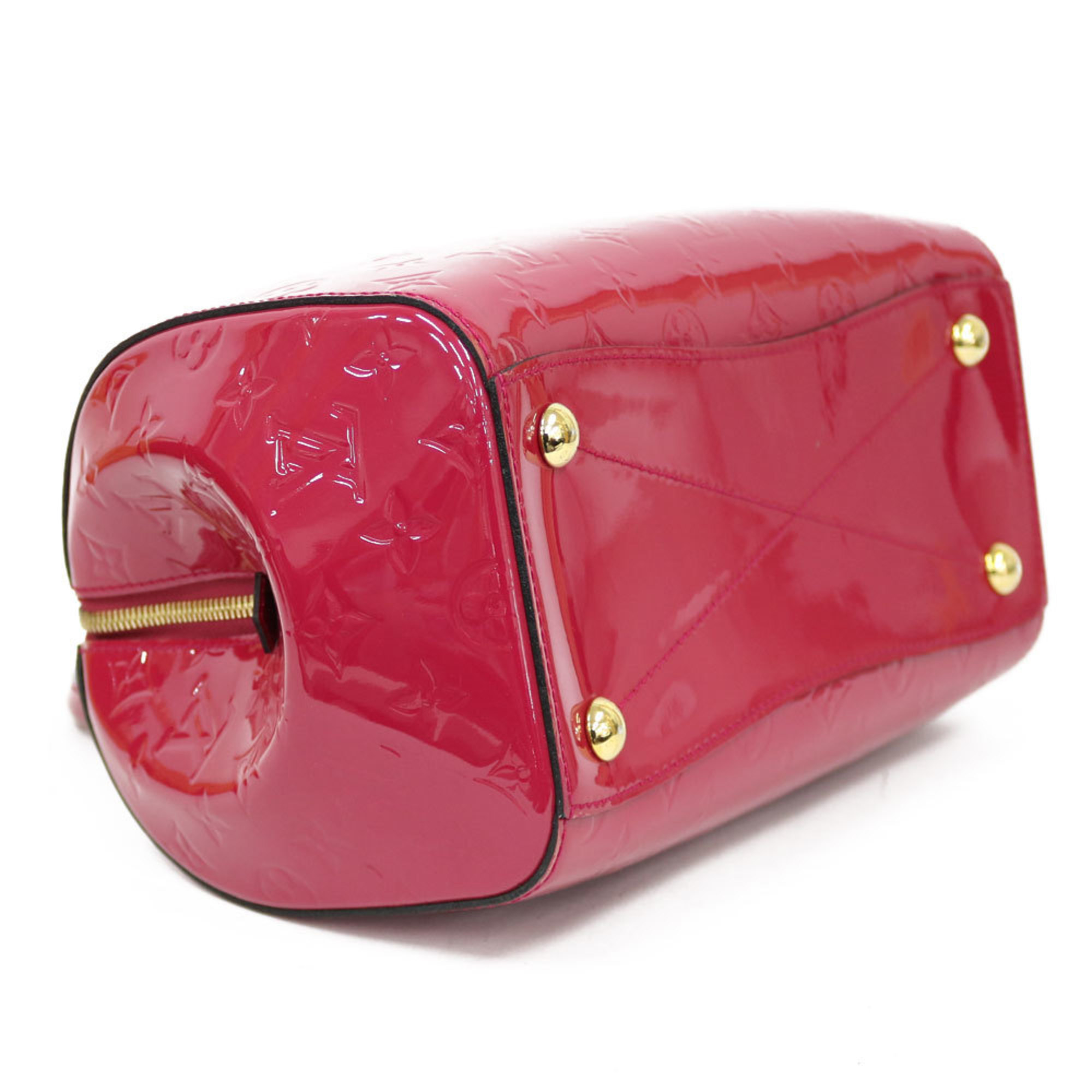 LOUIS VUITTON Louis Vuitton Handbag Monogram Verni Montana MM M90084 Rose Andian Pink Ladies