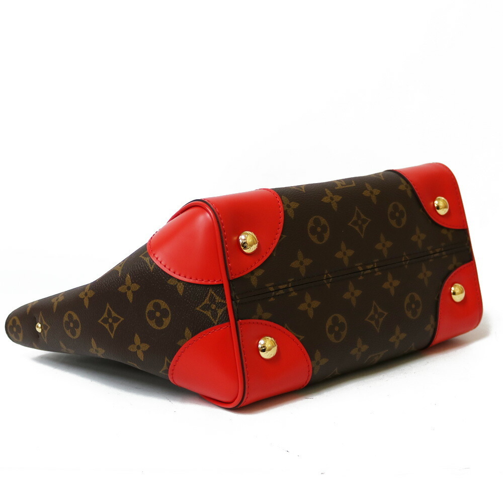 LOUIS VUITTON Shoulder Bag Phoenix Monogram M41537 Brown Red