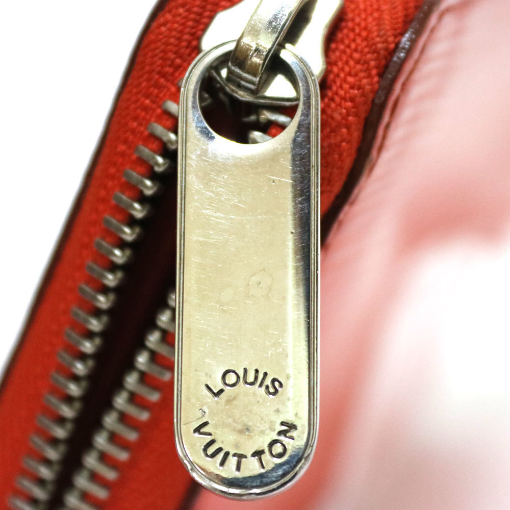 Authenticated used Louis Vuitton Louis Vuitton Long Wallet EPI Zippy M60310 Orange PIMON Women's Men's Leather, Adult Unisex, Size: (HxWxD): 10.5cm x