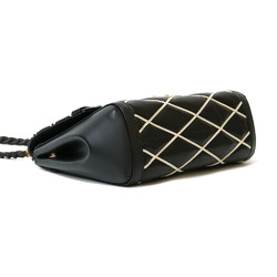 LOUIS VUITTON Shoulder Bag Pochette Flap Martage M50003 Black Noir Women's Leather