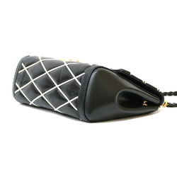 LOUIS VUITTON Shoulder Bag Pochette Flap Martage M50003 Black Noir Women's Leather