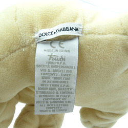 Dolce & Gabbana Mimmo the Dog Plush Beige Polyester 0043DOLCE GABBANA