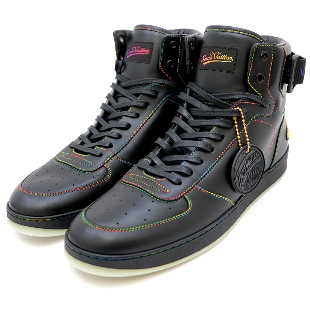 Louis Vuitton High Cut Leather Sneakers