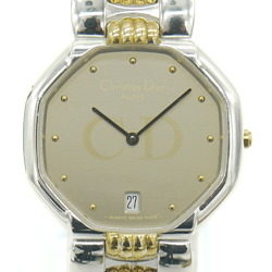 Christian Dior Octagon 45.204 Quartz Champagne Gold / Logo Dial Men's Watch