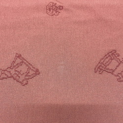 Hermes Kneeling Pink Red Adada Cotton HERMES Horse Pattern Rocking Ladies Blanket Size