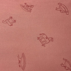 Hermes Kneeling Pink Red Adada Cotton HERMES Horse Pattern Rocking Ladies Blanket Size