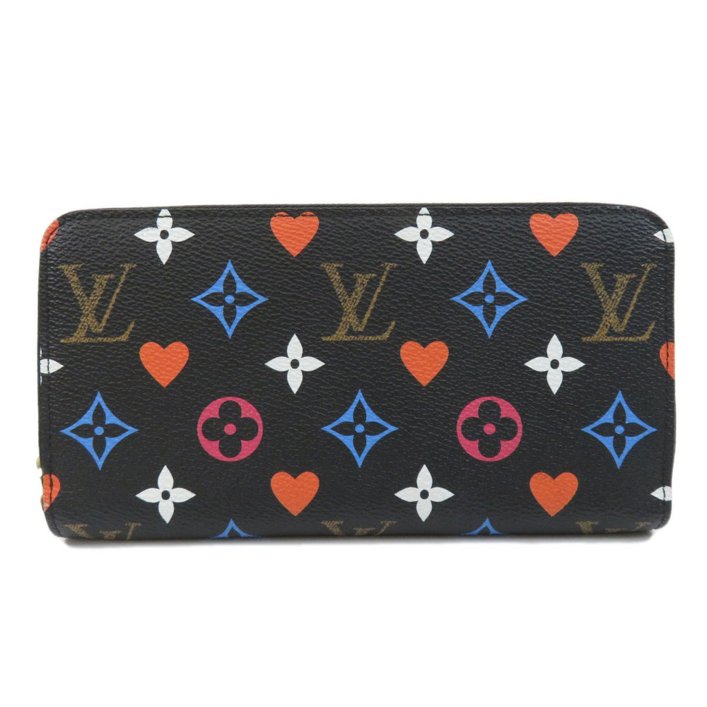 Louis Vuitton Black Canvas Monogram Game On Zippy Coin Wallet Louis Vuitton