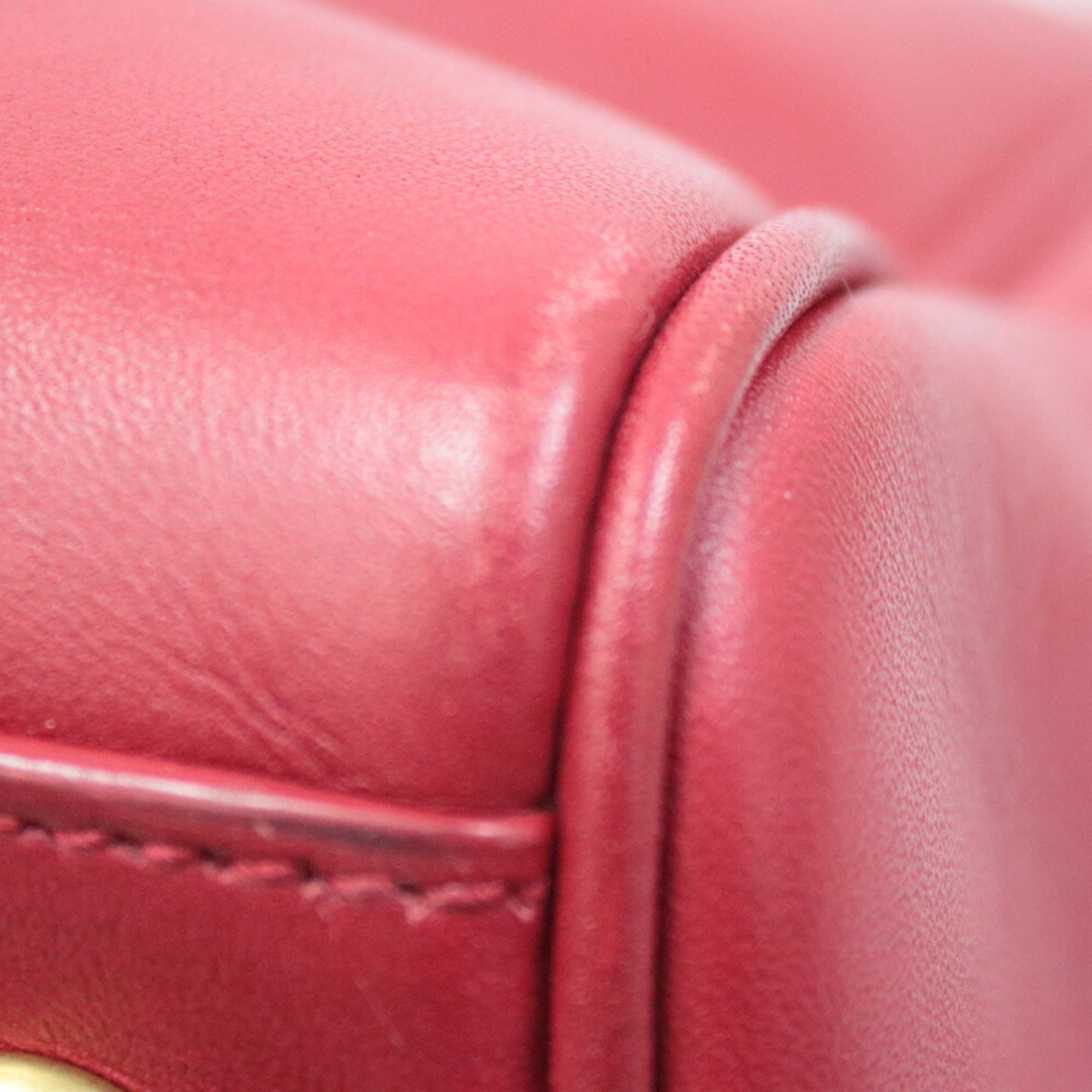 SAINT LAURENT Shoulder Bag Handbag Baby Duffle Red Ladies