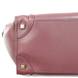 CELINE Celine Handbag Luggage Mini Shopper Purple Ladies