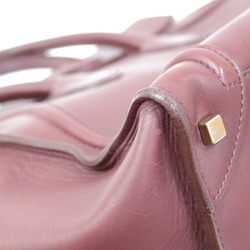 CELINE Celine Handbag Luggage Mini Shopper Purple Ladies