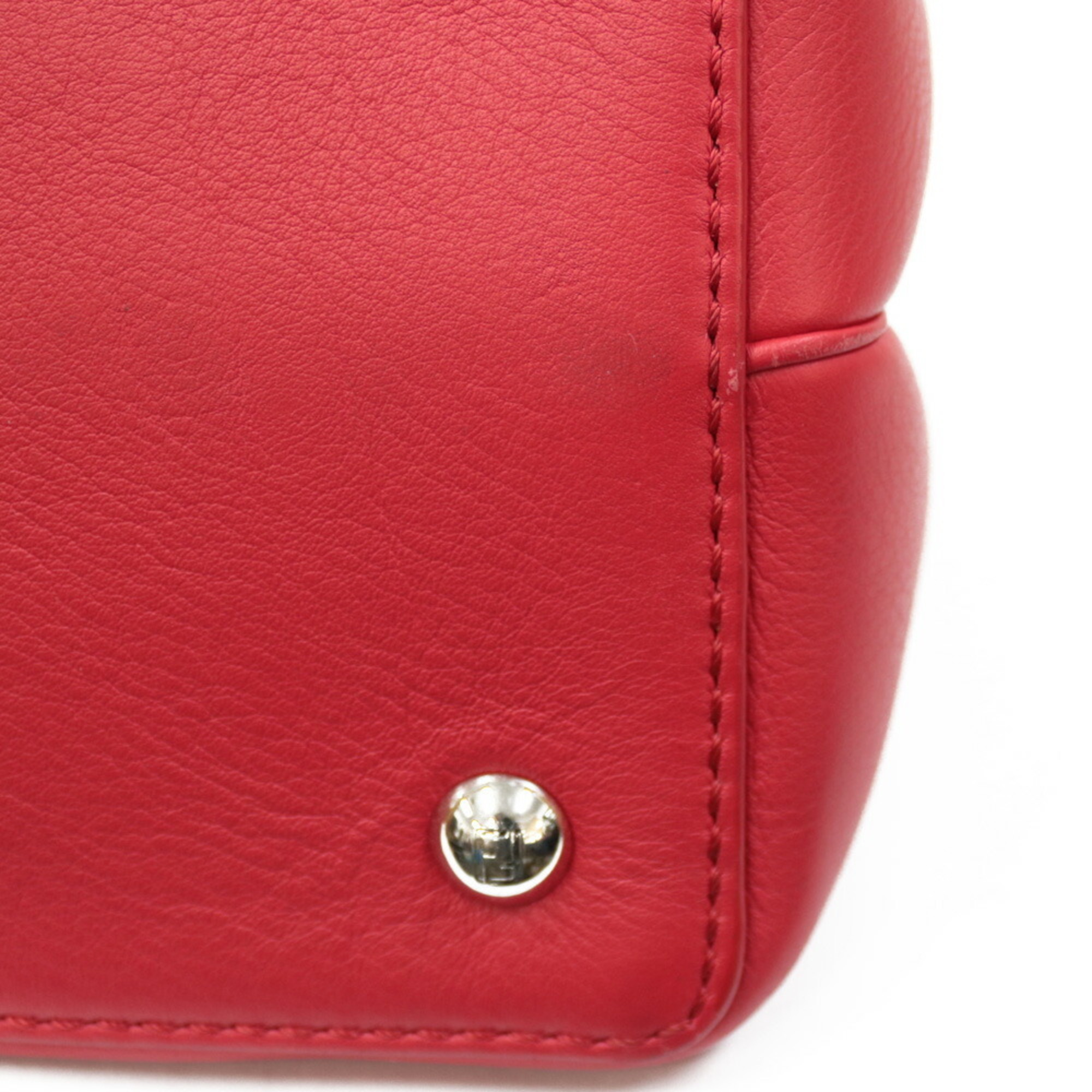 FENDI Shoulder Bag Handbag Toujour Red Ladies