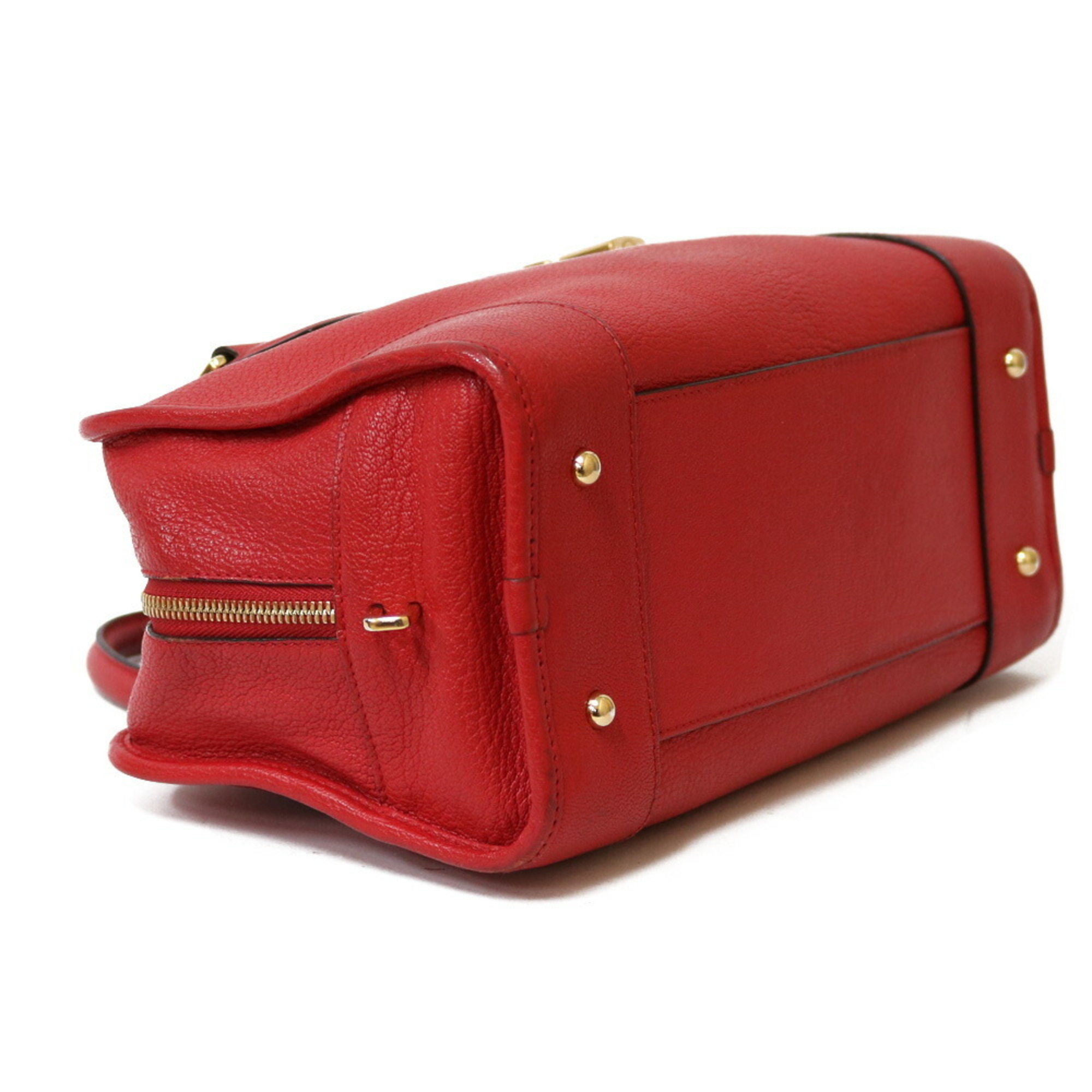 LOEWE Loewe Handbag Amazona 28 Red Ladies Leather