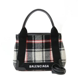 BALENCIAGA Balenciaga Shoulder Bag Handbag Navy Cover Small Multicolor Ladies Wool