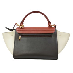 CELINE Celine Handbag Trappers Bag Shoulder Multicolor Brown Ladies