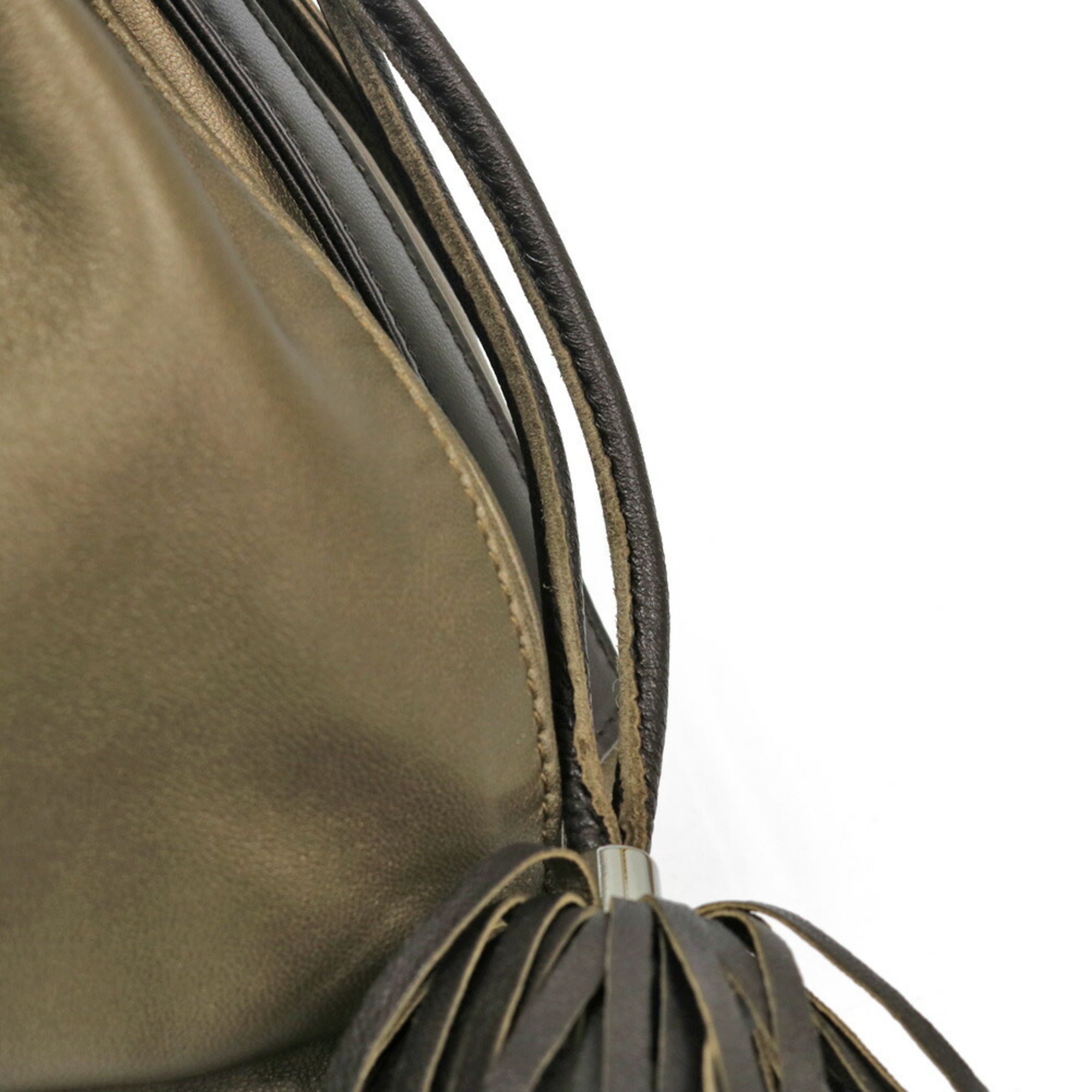 LOEWE Loewe Shoulder Bag Flamenco Bronze Ladies