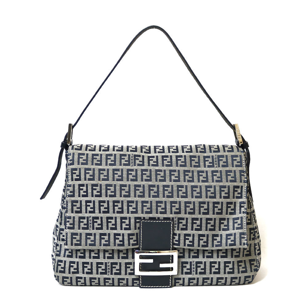 Fendi Baguette Zucchino Shoulder Bag