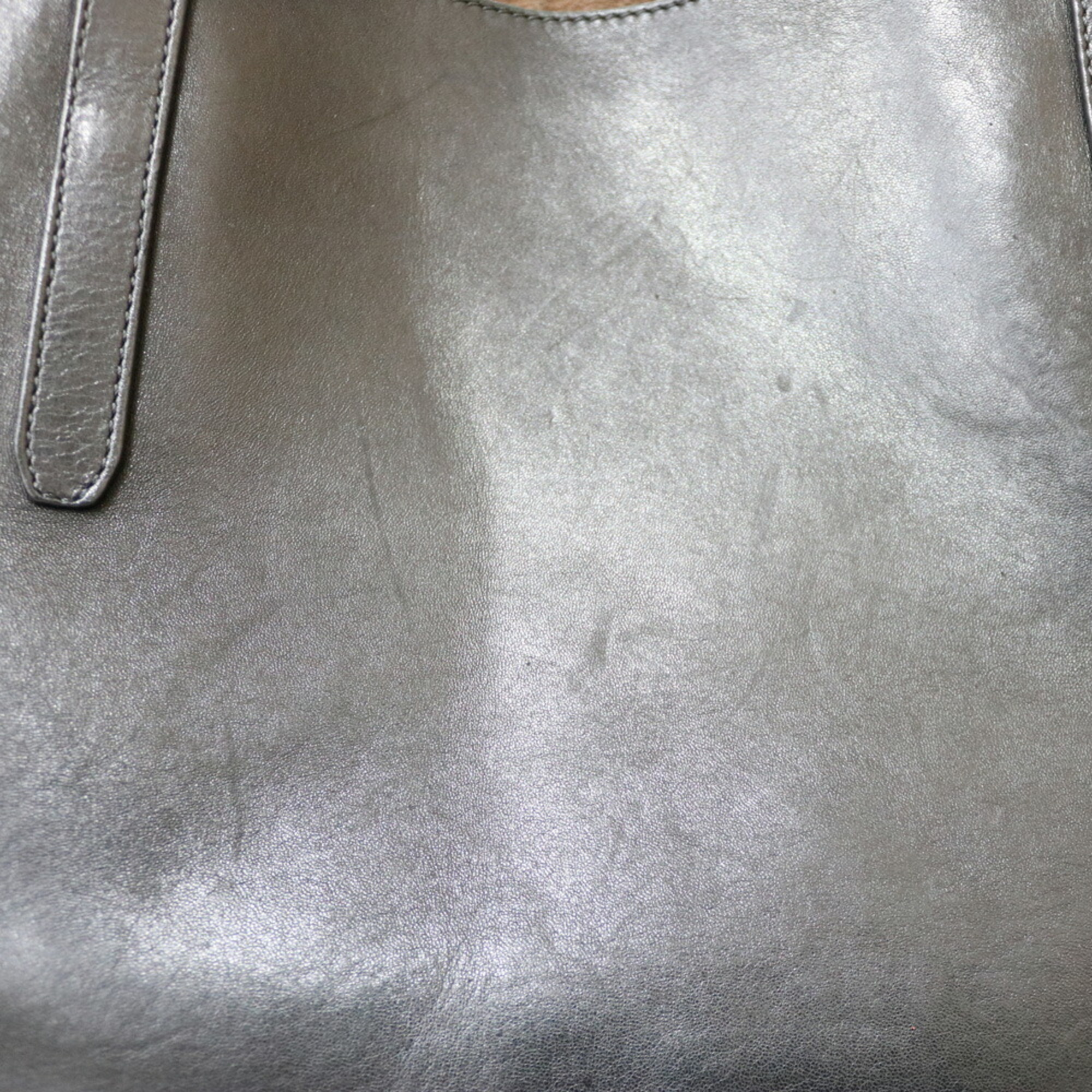 JIMMY CHOO Shoulder Bag Tote Black Women's Leather