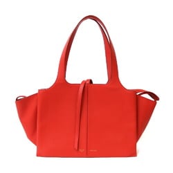 CELINE Celine Shoulder Bag Triford Red Women's Leather