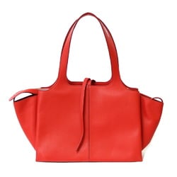 CELINE Celine Shoulder Bag Triford Red Women's Leather