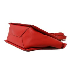 CELINE Celine Shoulder Bag Triford Red Women's Leather