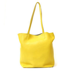 Celine Shoulder Bag Cabas Phantom Tote 2way Yellow Ladies