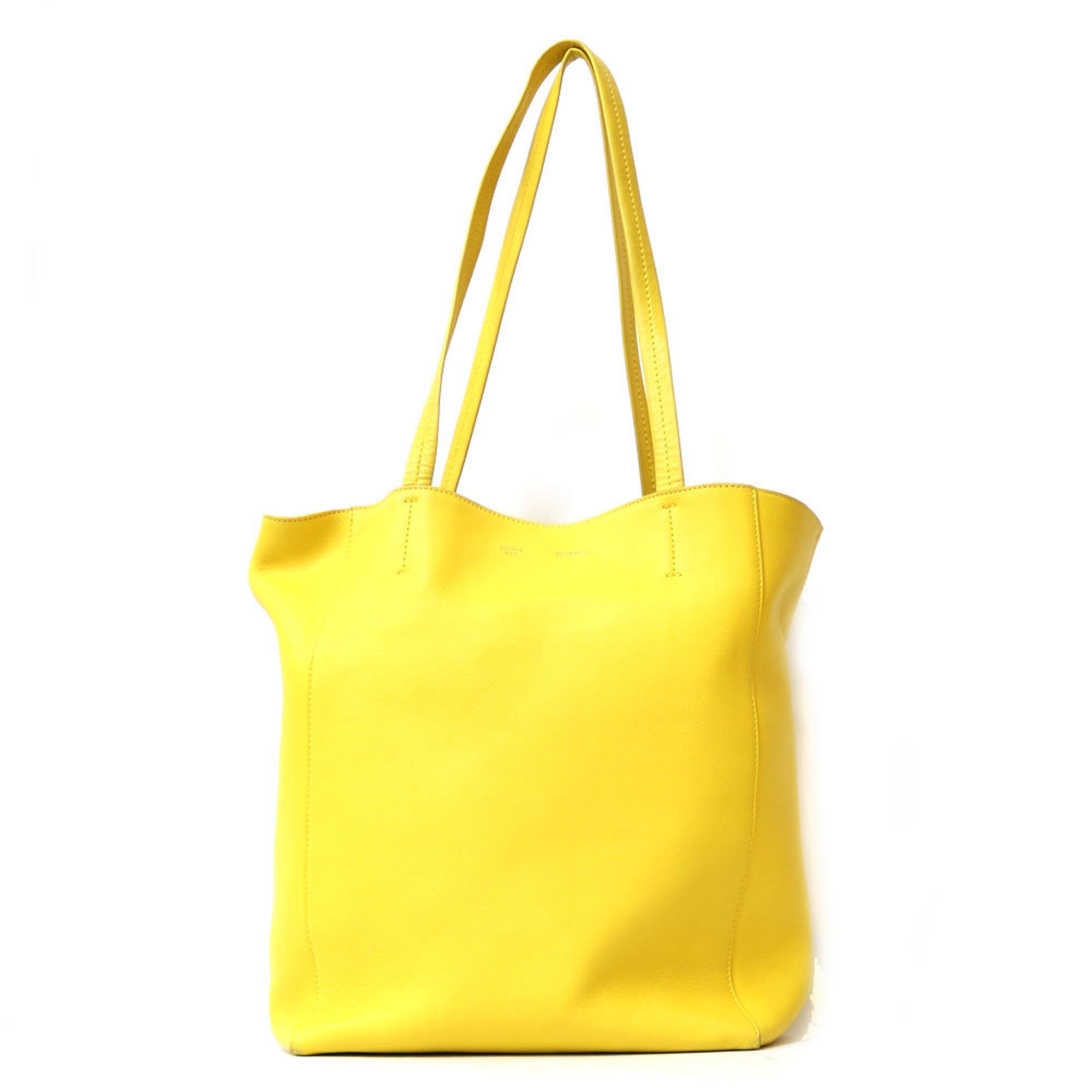 Celine Shoulder Bag Cabas Phantom Tote 2way Yellow Ladies