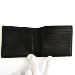Bottega Veneta Mens Leather Bifold Wallet Black
