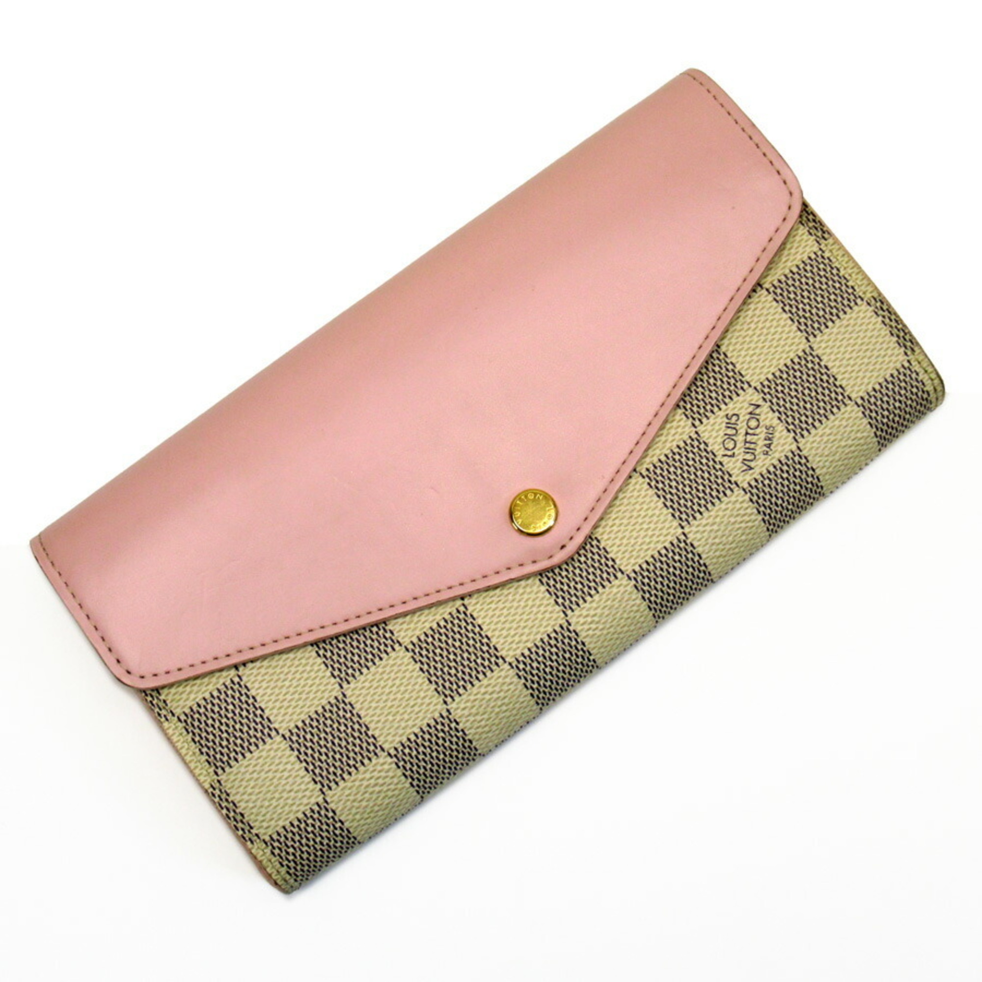 Louis Vuitton Purse Damier Azul Portofeuil Sarah Rose Ballerine N60232