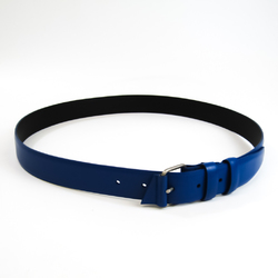 Balenciaga Leather Standard Belt Blue