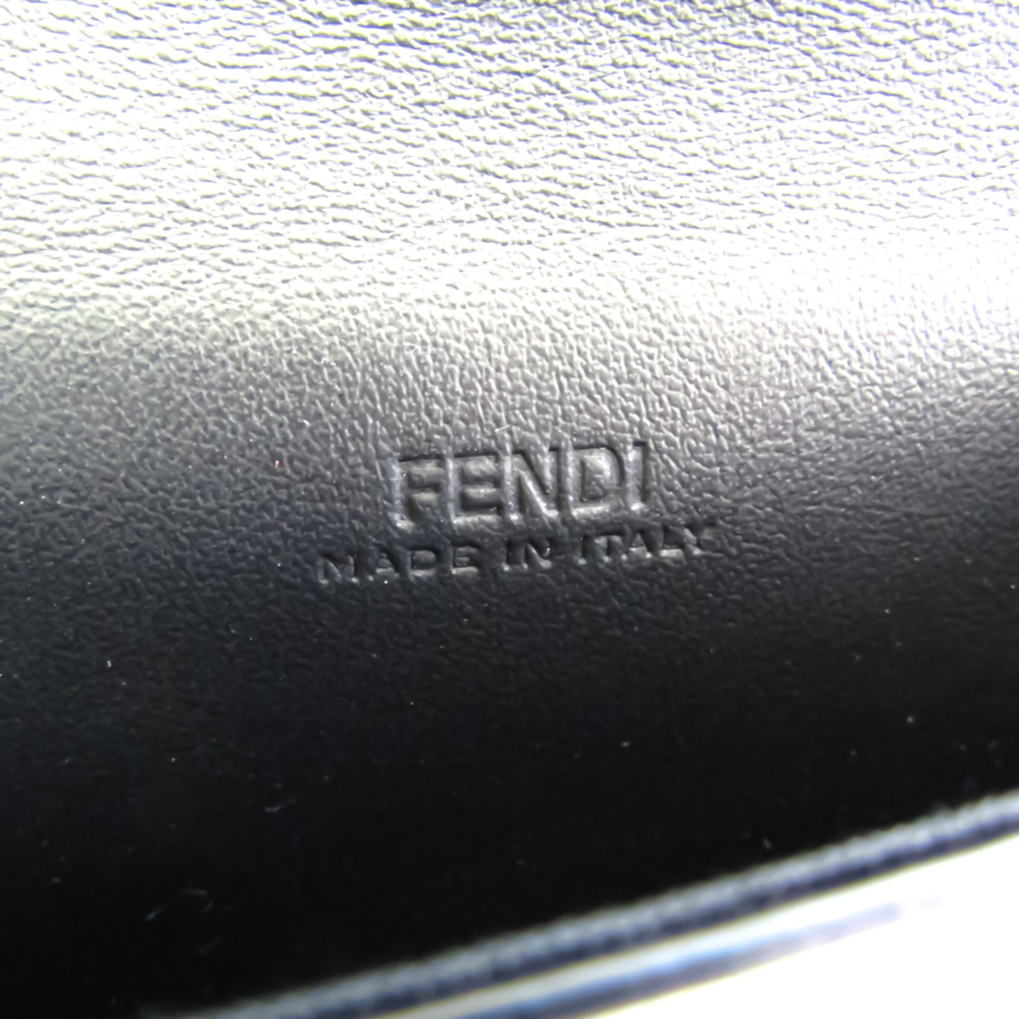 Fendi Leather Phone Rugged Case Black