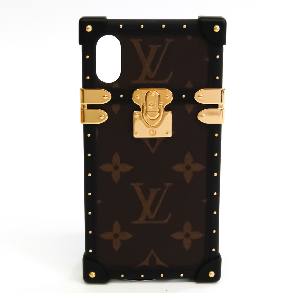 Louis Vuitton Monogram Monogram Phone Bumper For IPhone X Monogram,Noir  Phone X / XS Eye Trunk Light M67892