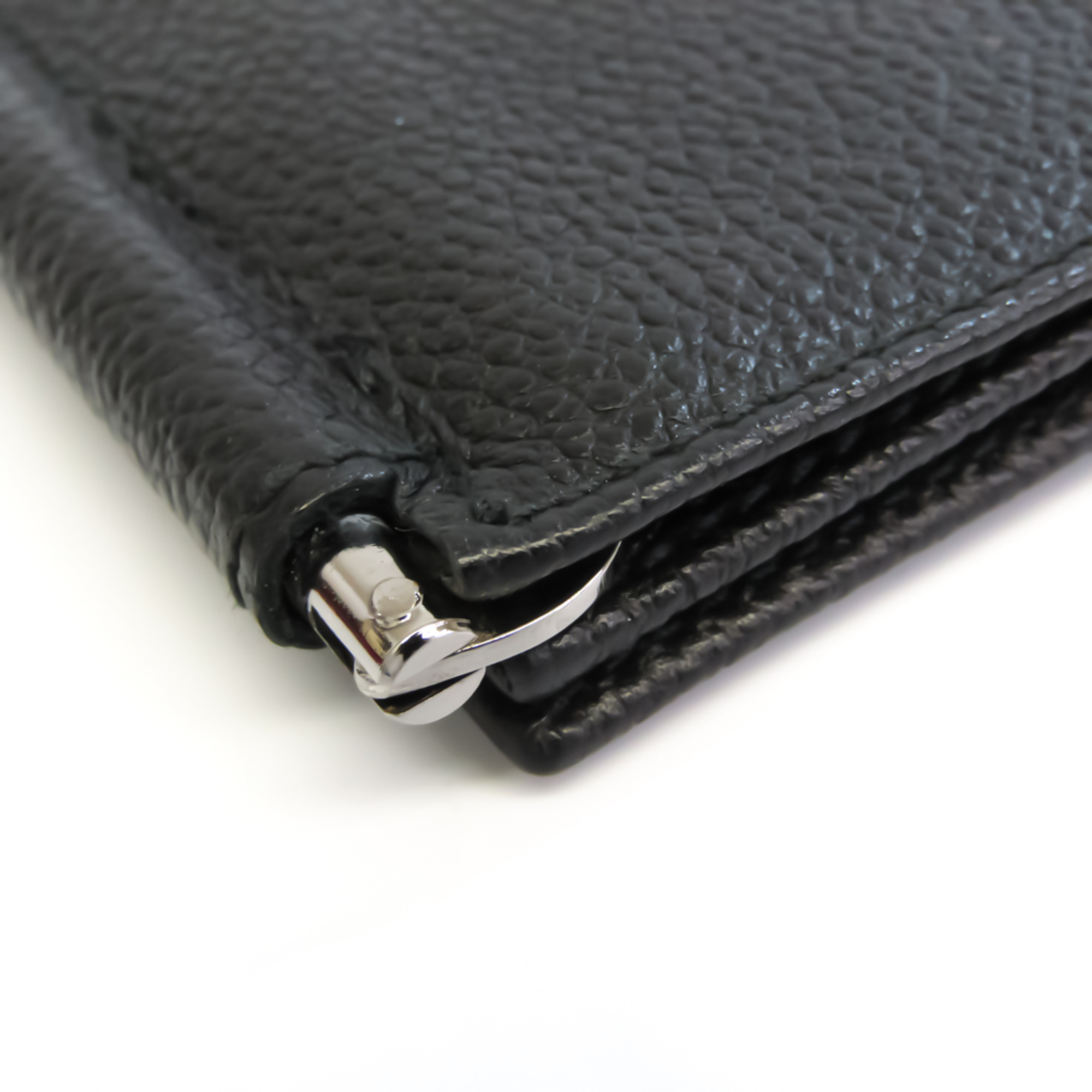 Salvatore Ferragamo Unisex Leather Bill Wallet (tri-fold)