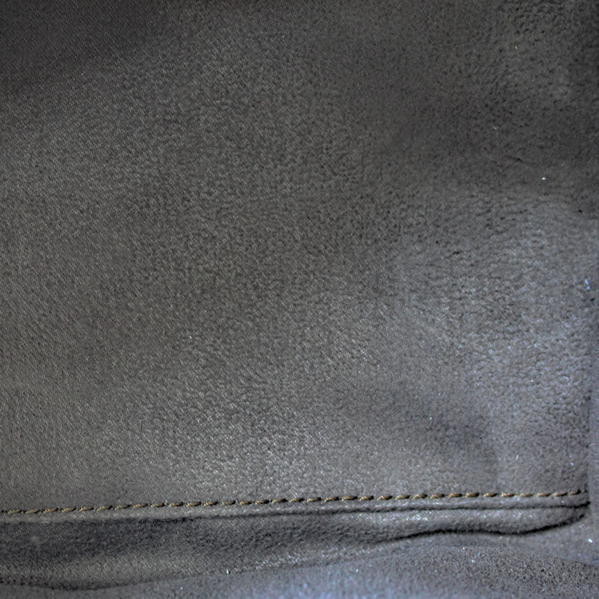 CELINE Celine Luggage Micro Handbag Gray Beige Women's Leather