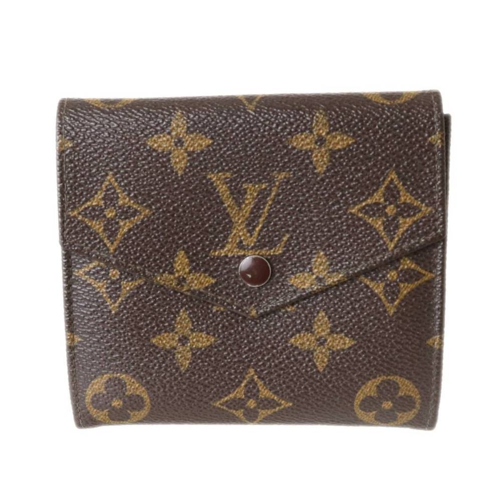 Pre-Owned LOUIS VUITTON Portomonet Vier Cult Credit Wallet W Monogram  M61660 8904 (Good) 