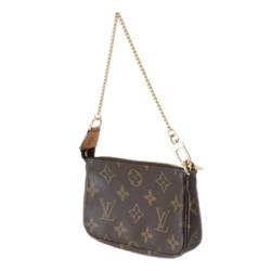 Louis Vuitton Mini Pochette Monogram Canvas Hand Pouch