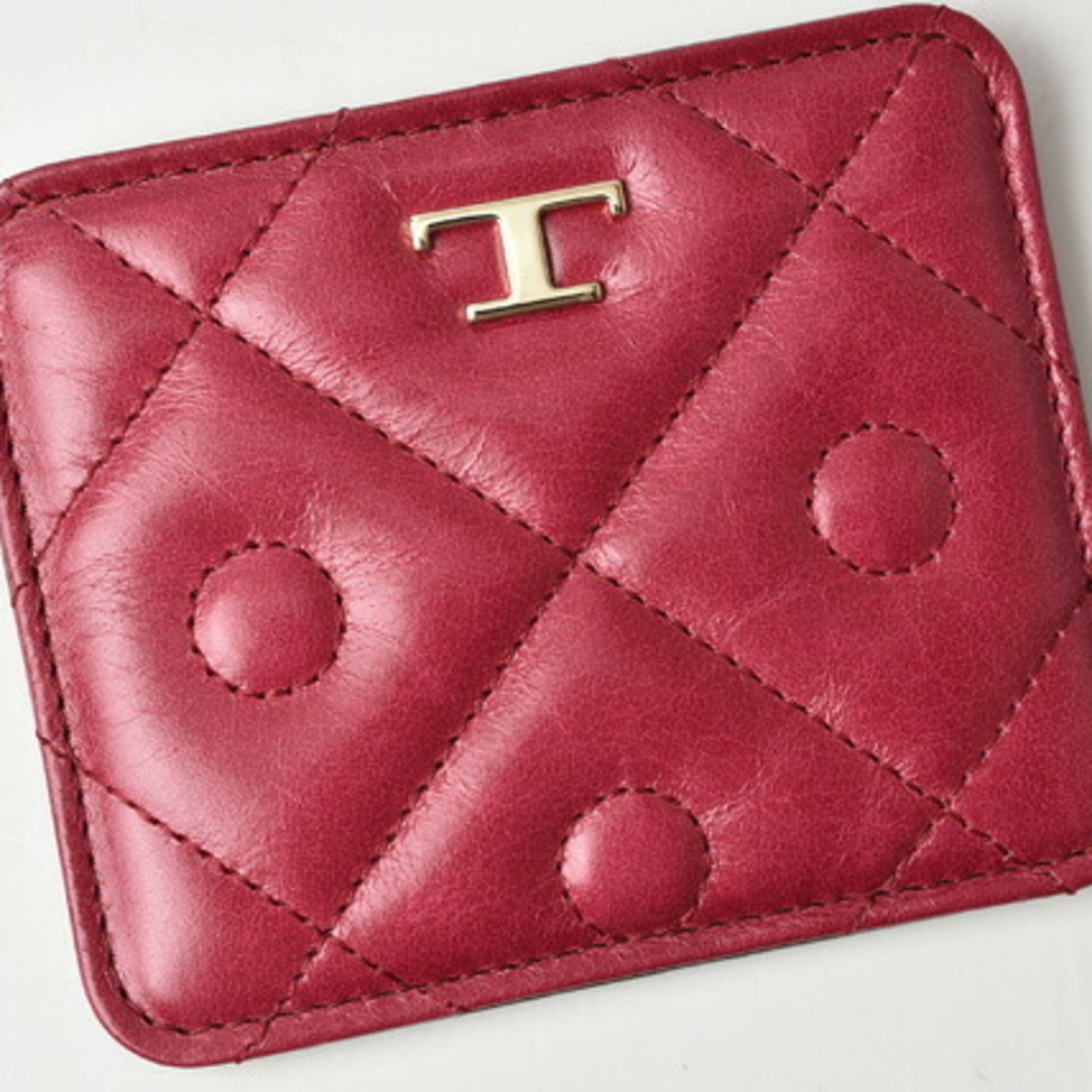 Tod's Card Case / Pass Business Holder TOD'S Men's Leather Bordeaux