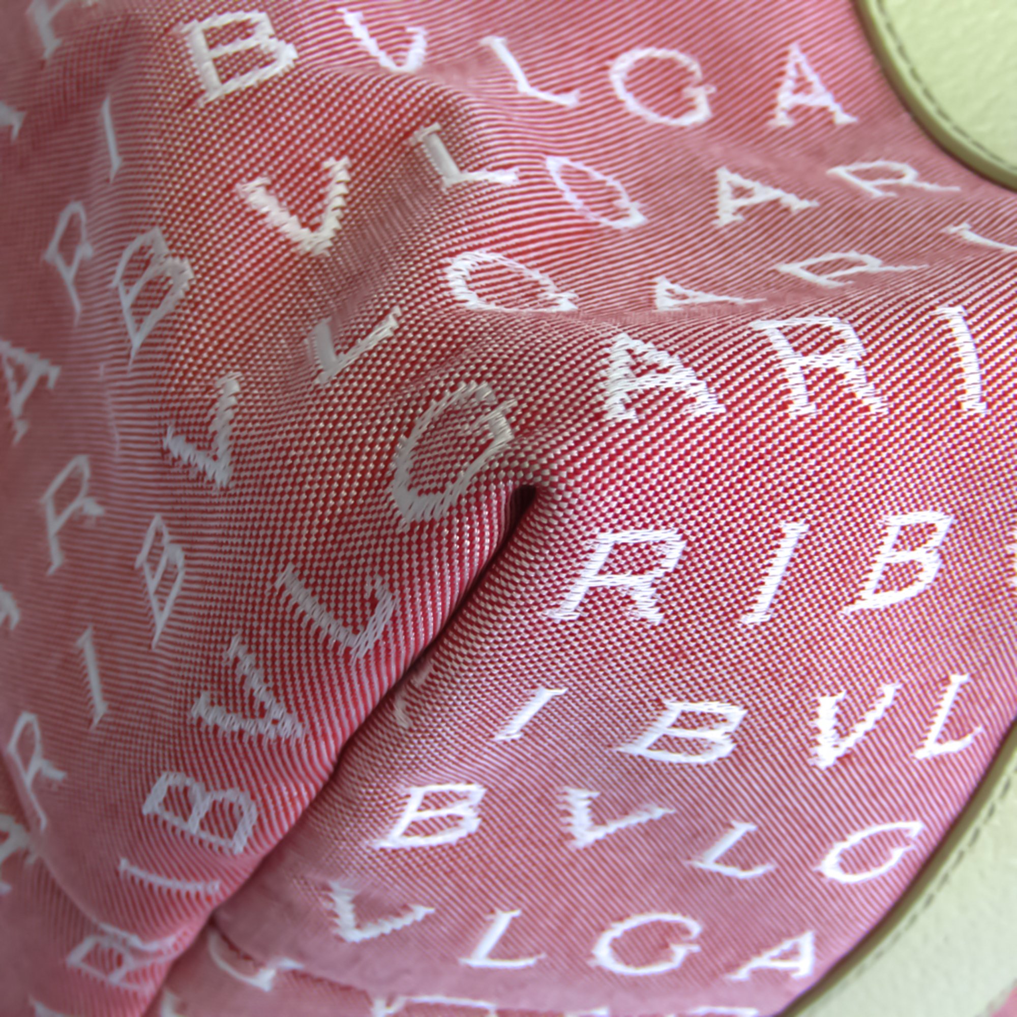 Bvlgari Women's Canvas Tote Bag Pink