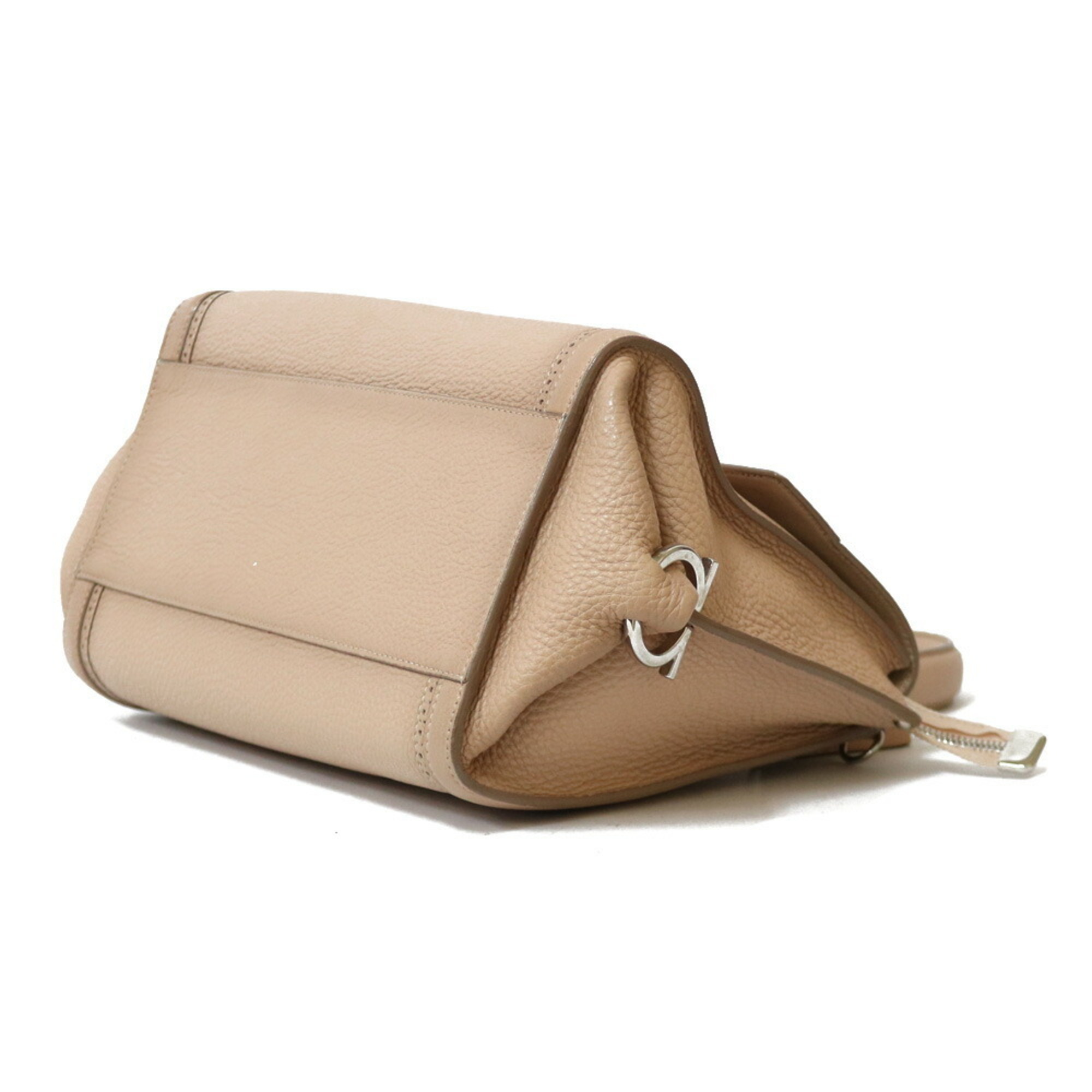 Salvatore Ferragamo Handbag Shoulder Bag Beige Ladies