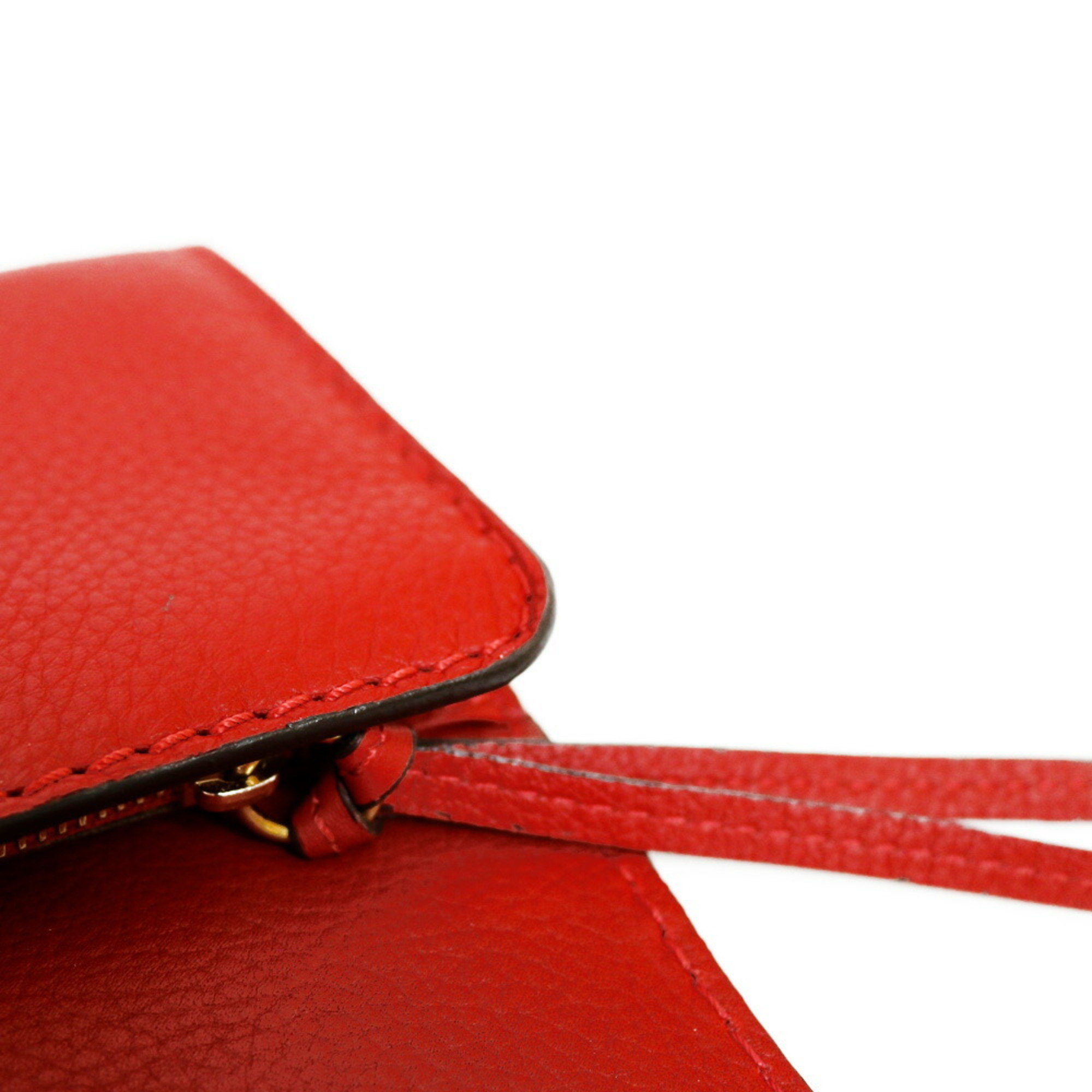 Chloé Chloe Purse Red Ladies Leather